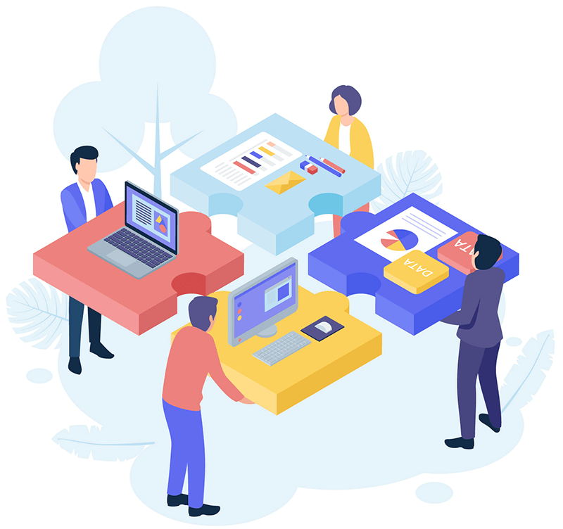 Virtual phone number illustration